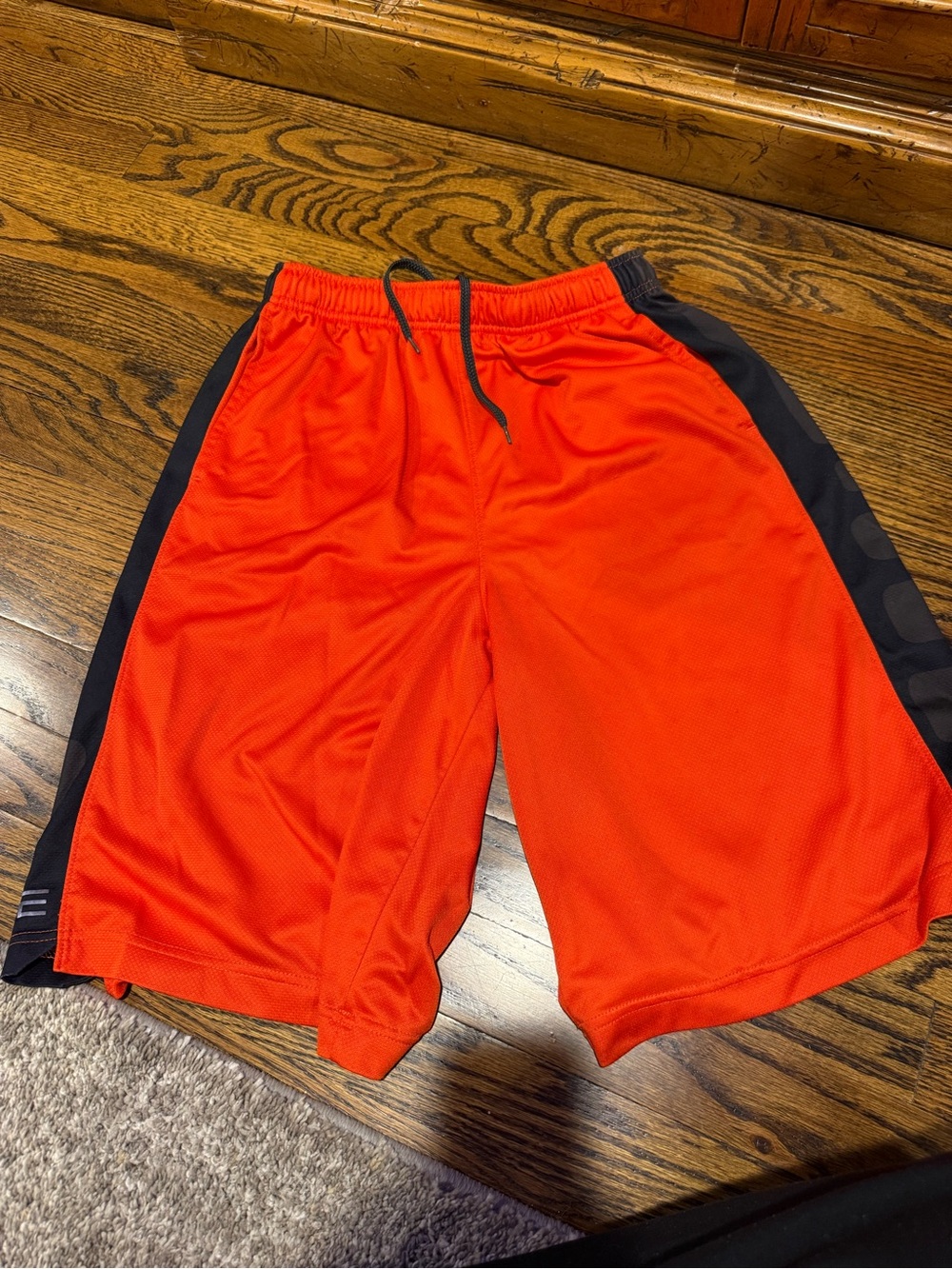 Nike Men's Orange and Black Athletic Vest